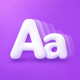 أيقونة كلمات تتلاشى وتعود
